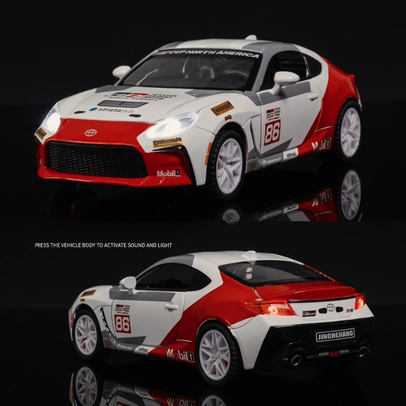 1:32 New GR86 racing alloy model desktop ornament simulation toy children's gift collection
1:32 New GR86 racing alloy model desktop ornament simulation toy children's gift collection