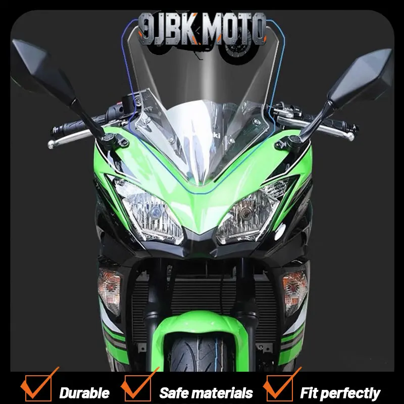 For Kawasaki 2017-2019 Ninja 650 Windshield Modified Windshield Increase Front Windshield Deflector Sun Rain Shield Accessories
For Kawasaki 2017-2019 Ninja 650 Windshield Modified Windshield Increase Front Windshield Deflector Sun Rain Shield Accessories