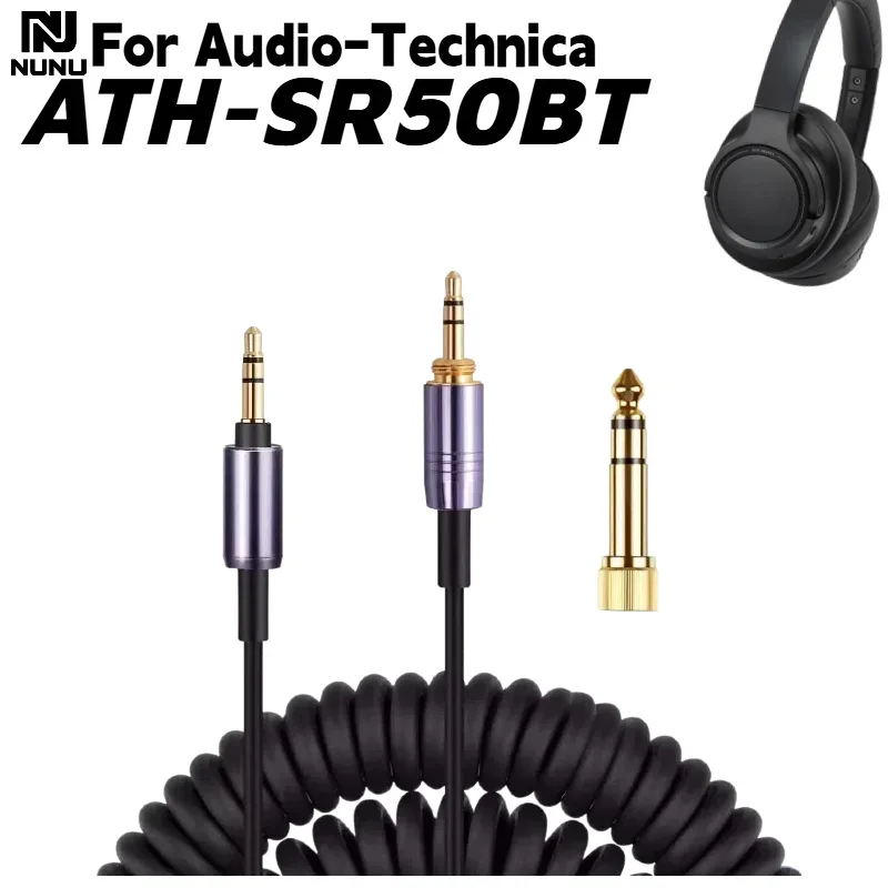 NUNU 3.5MM To 3.5MM & 6.3mm Adapter Spring Relief Coiled Cable for Audio-Technica ATH-SR50BT Headphones Cables Cords Wire
NUNU 3.5MM To 3.5MM & 6.3mm Adapter Spring Relief Coiled Cable for Audio-Technica ATH-SR50BT Headphones Cables Cords Wire