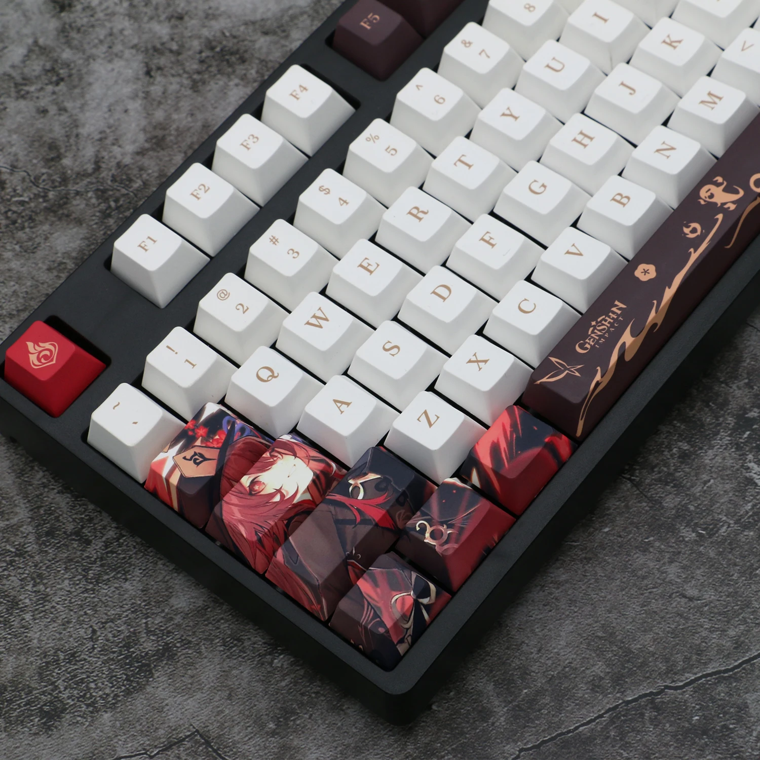137 Keys/Set Genshin Impact Hu Tao Keycaps Cute Anime Gaming Girl for Cherry PBT Mx Switch Key Caps Mechanical Keyboard
137 Keys/Set Genshin Impact Hu Tao Keycaps Cute Anime Gaming Girl for Cherry PBT Mx Switch Key Caps Mechanical Keyboard