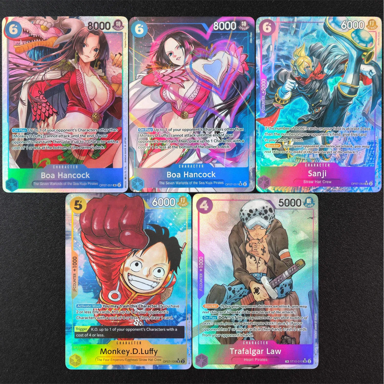 One Piece OPCG 2026 EN Edition Textured Holofoil DIY Cards Boa Hancock Sanji Monkey D. Luffy Trafalgar Law Collectible TCG Cards
One Piece OPCG 2026 EN Edition Textured Holofoil DIY Cards Boa Hancock Sanji Monkey D. Luffy Trafalgar Law Collectible TCG Cards
