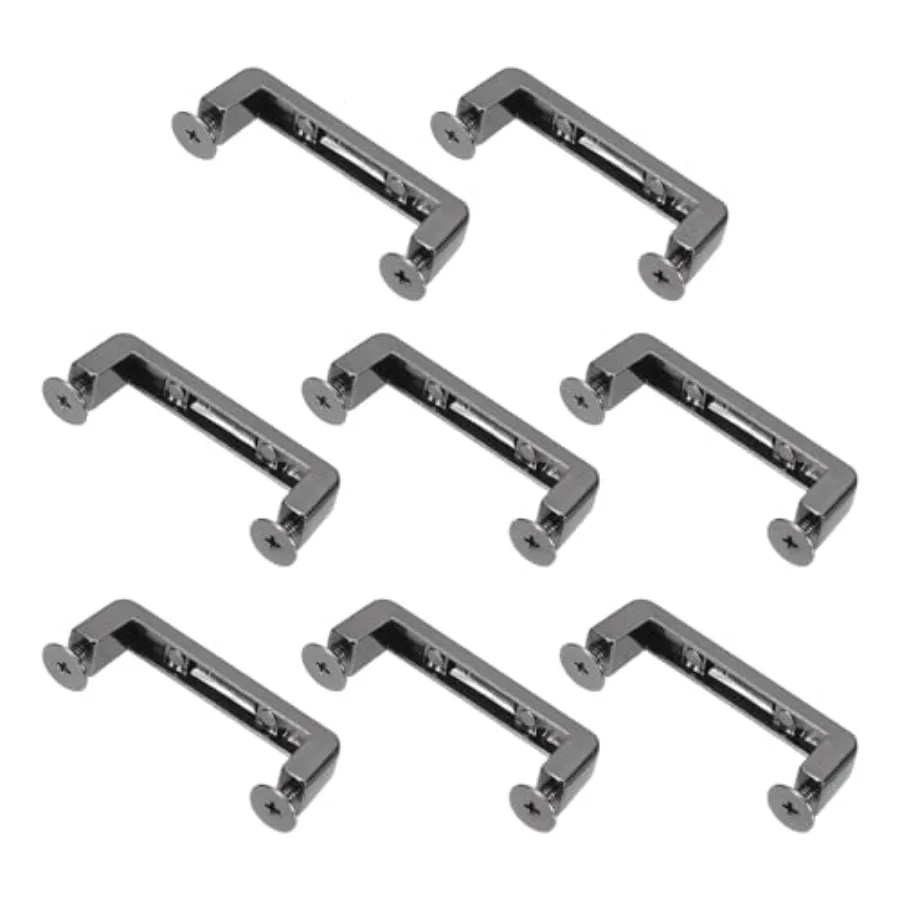 D-Ring Connector Buckles, Alloy Right Angle Arch Bridge Buckles Chain Strap Connector with Screws for Bag
D-Ring Connector Buckles, Alloy Right Angle Arch Bridge Buckles Chain Strap Connector with Screws for Bag