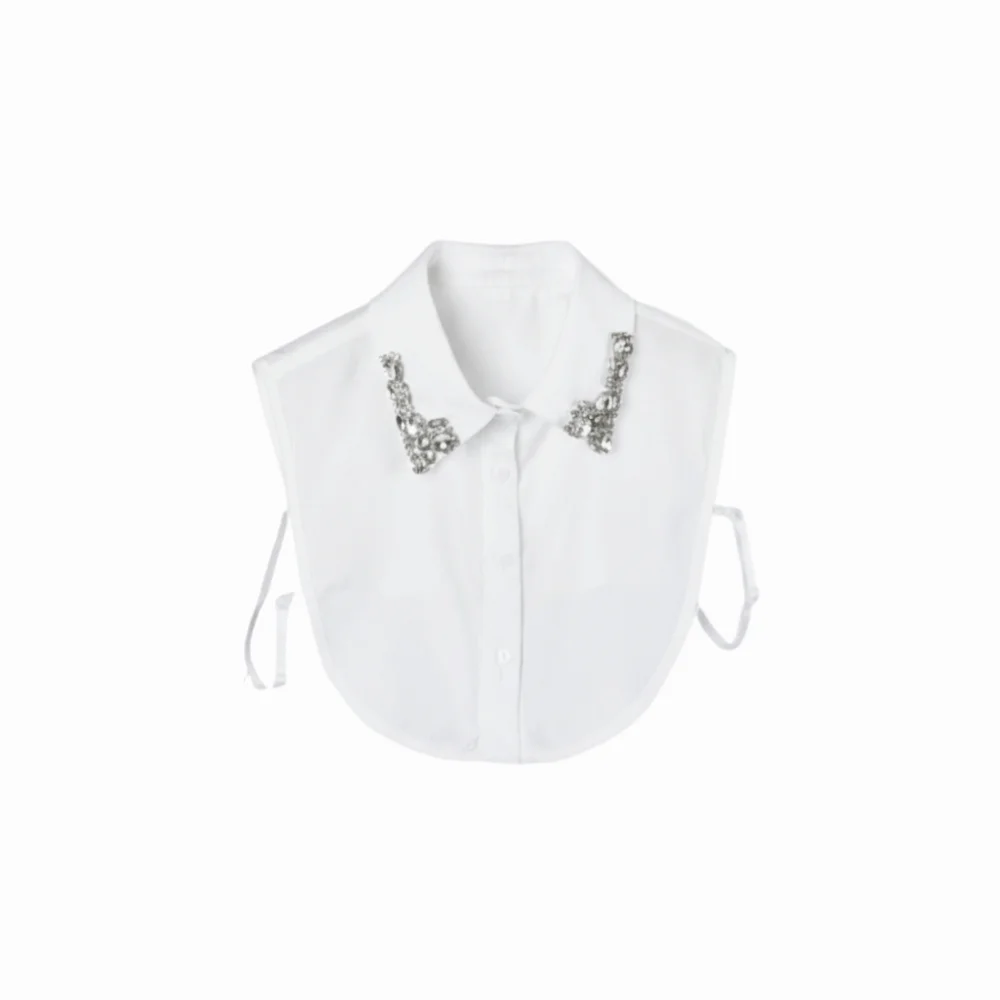 Korean Fashion Fake Collar Rhinestones Lace Detachable Collar Easy Hand Wash Elegant False Shirt Collar Halloween Decoration
Korean Fashion Fake Collar Rhinestones Lace Detachable Collar Easy Hand Wash Elegant False Shirt Collar Halloween Decoration