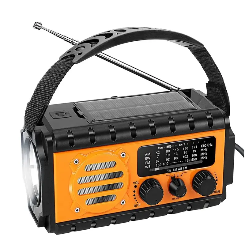 Радиоприемник ABGN FM AM/WB NOAA с оповещением о погоде, на солнечной энергии, с ручным динамо-генератором, аварийный, 20000 мАч, перезаряжаемый, с фонариком, SOS, мобильное зарядное устройство
Радиоприемник ABGN FM AM/WB NOAA с оповещением о погоде, на солнечной энергии, с ручным динамо-генератором, аварийный, 20000 мАч, перезаряжаемый, с фонариком, SOS, мобильное зарядное устройство
