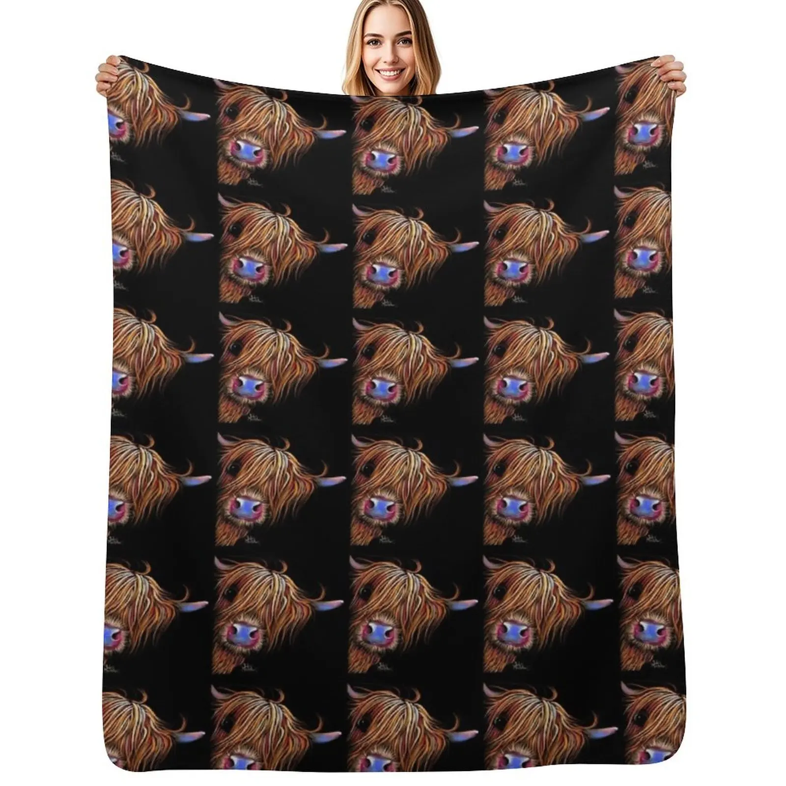 HiGHLaND CoW PRiNT SCoTTiSH ' SuGaR LuMP 2 ' BY SHiRLeY MacARTHuR Throw Blanket Luxury Soft Big Thin Summer Blankets 
HiGHLaND CoW PRiNT SCoTTiSH ' SuGaR LuMP 2 ' BY SHiRLeY MacARTHuR Throw Blanket Luxury Soft Big Thin Summer Blankets