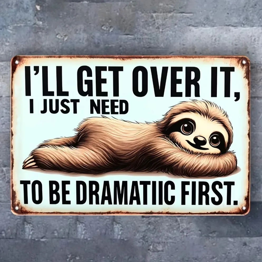 Wall Decor,1pc Humorous Sloth Quote Sign - Iron Wall Art for Home, Bar, Cafe, Garage Featherless, Ideal for Kitchen, Farmhouse
Wall Decor,1pc Humorous Sloth Quote Sign - Iron Wall Art for Home, Bar, Cafe, Garage Featherless, Ideal for Kitchen, Farmhouse