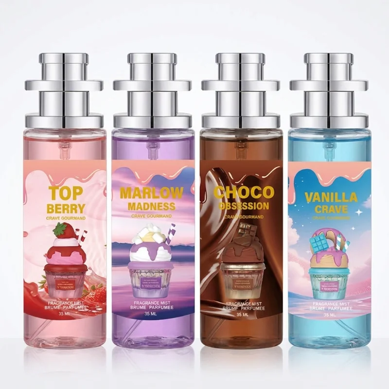 Arabian Gourmet Perfume Spray 35ml Fresh Sweet Scented Women's Luxury Perfume Strawberry Vanilla Chocolate Cookie Long-lasting
Arabian Gourmet Perfume Spray 35ml Fresh Sweet Scented Women's Luxury Perfume Strawberry Vanilla Chocolate Cookie Long-lasting