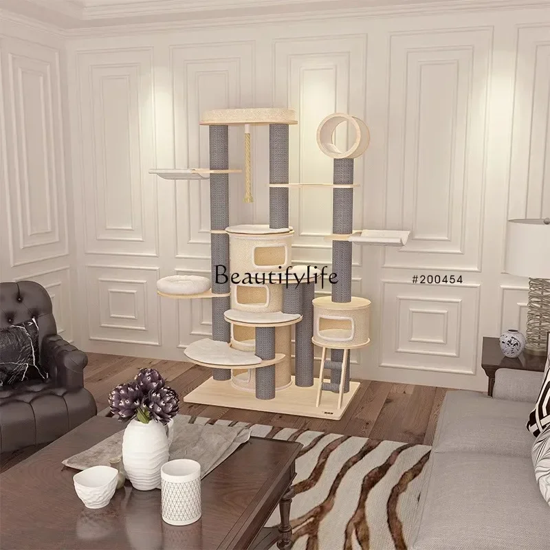 Super Large Cat Climbing Frame Nest Tree Integrated Imported Solid Wood Luxury Cat Villa Cat
Super Large Cat Climbing Frame Nest Tree Integrated Imported Solid Wood Luxury Cat Villa Cat