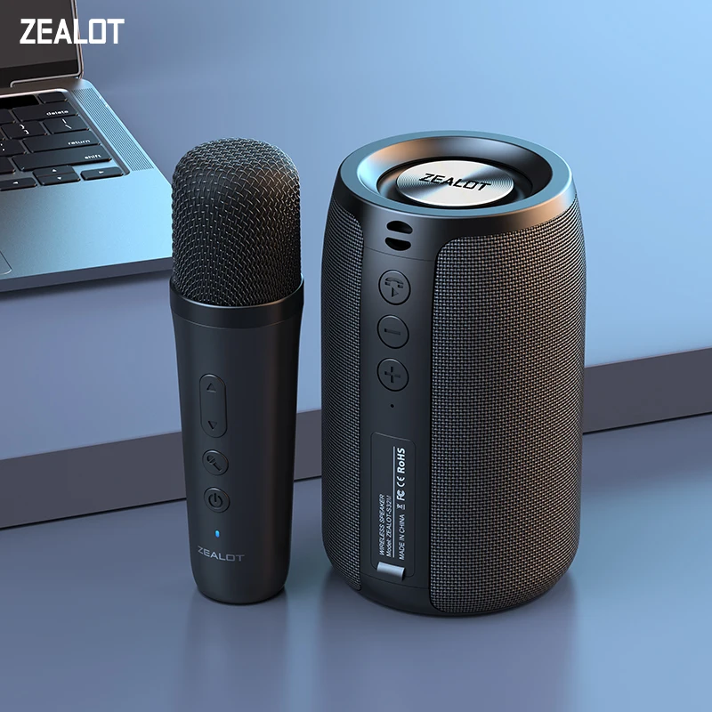 ZEALOT-S32M Karaoke Machine Portable Bluetooth 5.3 Speaker System with 1-2 Wireless Microphones Home Family festival Gifts
ZEALOT-S32M Karaoke Machine Portable Bluetooth 5.3 Speaker System with 1-2 Wireless Microphones Home Family festival Gifts