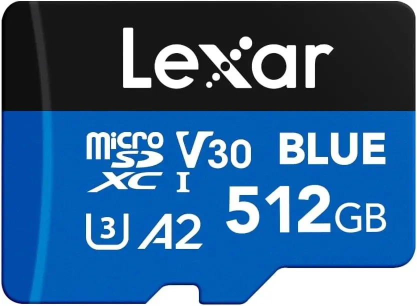 Карта памяти Micro SD 512 ГБ, синяя, скорость до 160 МБ/с, UHS-I, C10, U3, A2, V30 для видео 4K и быстрых приложений
Карта памяти Micro SD 512 ГБ, синяя, скорость до 160 МБ/с, UHS-I, C10, U3, A2, V30 для видео 4K и быстрых приложений
