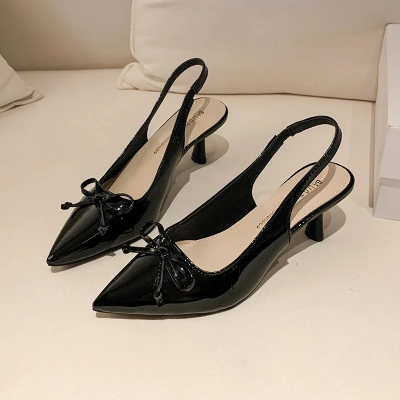 Pop High Heels Bag Head Sandals Summer Temperament Fashion Pointed Single Shoes Women's Shoes
Pop High Heels Bag Head Sandals Summer Temperament Fashion Pointed Single Shoes Women's Shoes