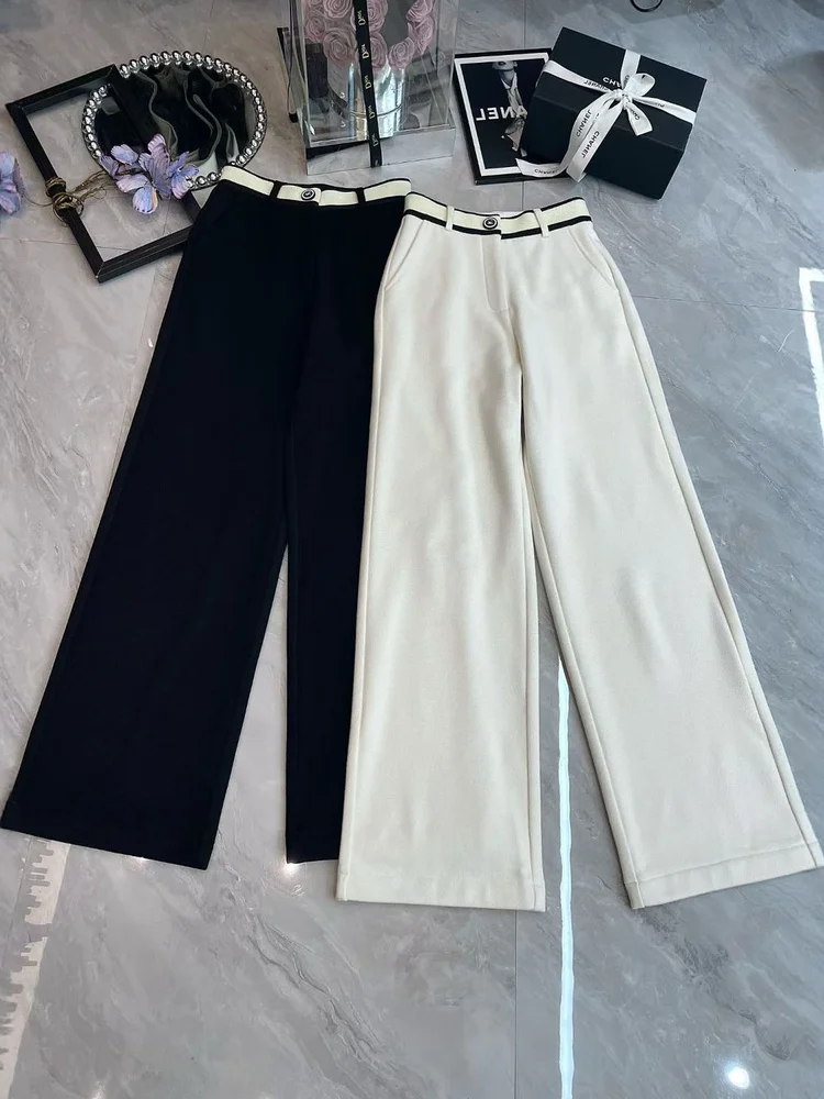 High Waist Wide Leg Pants Women's Loose Fit Casual Straight Cut Trousers Autumn Winter New Sle Color Blo Design Versatile
High Waist Wide Leg Pants Women's Loose Fit Casual Straight Cut Trousers Autumn Winter New Sle Color Blo Design Versatile