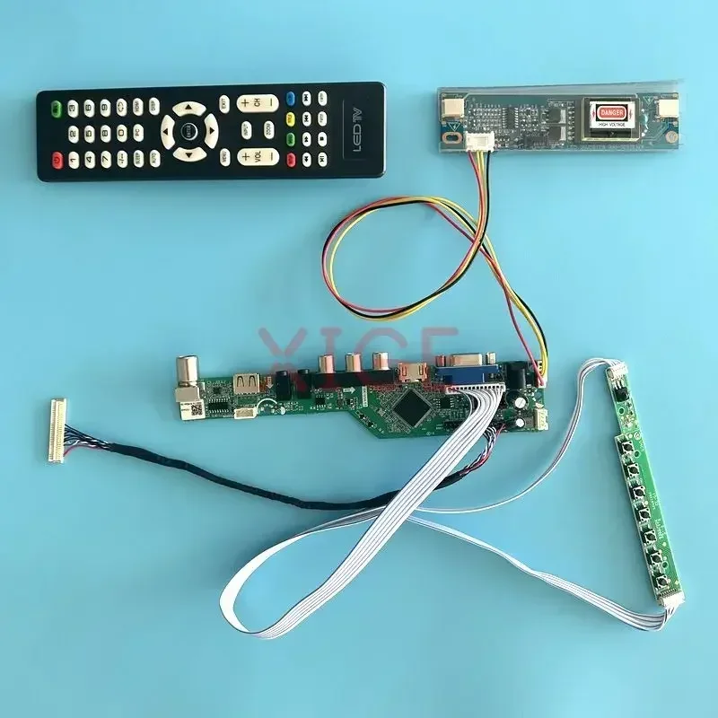 LCD Controller Card Fit LTM185AT01 LTM185AT02 LQ185T1LGN2 Screen 1366*768 LVDS 30 Pin AV+USB+IR+VGA+HDMI Kit DIY Analog TV 2CCFL
LCD Controller Card Fit LTM185AT01 LTM185AT02 LQ185T1LGN2 Screen 1366*768 LVDS 30 Pin AV+USB+IR+VGA+HDMI Kit DIY Analog TV 2CCFL