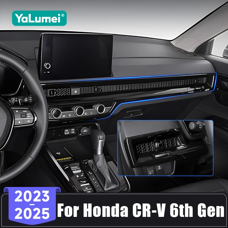 Для Honda CR-V 6-го поколения 2023 2024 2025 ABS автомобильная центральная консоль отделка приборной панели наклейка приборная панель защитная крышка воздуховыпускного отверстия
Для Honda CR-V 6-го поколения 2023 2024 2025 ABS автомобильная центральная консоль отделка приборной панели наклейка приборная панель защитная крышка воздуховыпускного отверстия