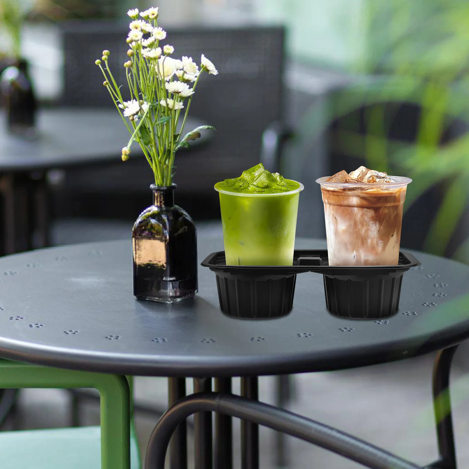 50pcs Cup Disposable Plastic Drink Tray for Takeout Coffee Milk Tea Packing Takeout Cup Carrier Tray Carrier Sturdy Bulk
50pcs Cup Disposable Plastic Drink Tray for Takeout Coffee Milk Tea Packing Takeout Cup Carrier Tray Carrier Sturdy Bulk