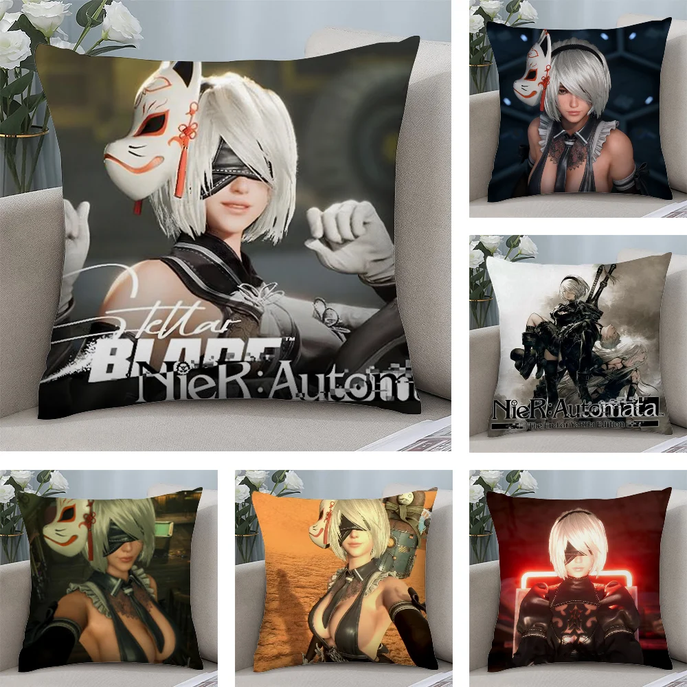 Game N-Nier D-DLC Pillow Case Short Plush Pillow Covers Sofa Decorative Gift Home Double-sided Printing Cushion Cover
Game N-Nier D-DLC Pillow Case Short Plush Pillow Covers Sofa Decorative Gift Home Double-sided Printing Cushion Cover