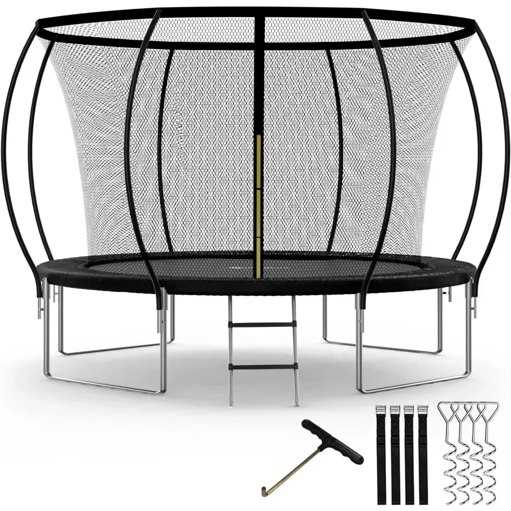 Children's Trampoline, A 12FT Leisure Trampoline with A Safety Fence, A 400LBS Load-bearing Net, and A Sturdy and Safe Structure
Children's Trampoline, A 12FT Leisure Trampoline with A Safety Fence, A 400LBS Load-bearing Net, and A Sturdy and Safe Structure