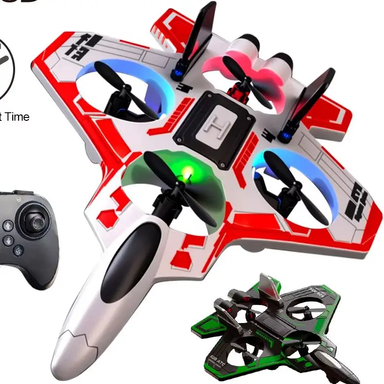 2.4G remote control fighter electric foam glider stunt tumbling UAV hovering helicopter with LED colorful lights aircraft model
2.4G remote control fighter electric foam glider stunt tumbling UAV hovering helicopter with LED colorful lights aircraft model