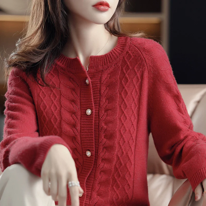 Korean Loose Round Neck Cardigan Sweater Jackets Women Casual Knit Autumn Knitted Cardigan Women's Jacket Long Sleeve
Korean Loose Round Neck Cardigan Sweater Jackets Women Casual Knit Autumn Knitted Cardigan Women's Jacket Long Sleeve