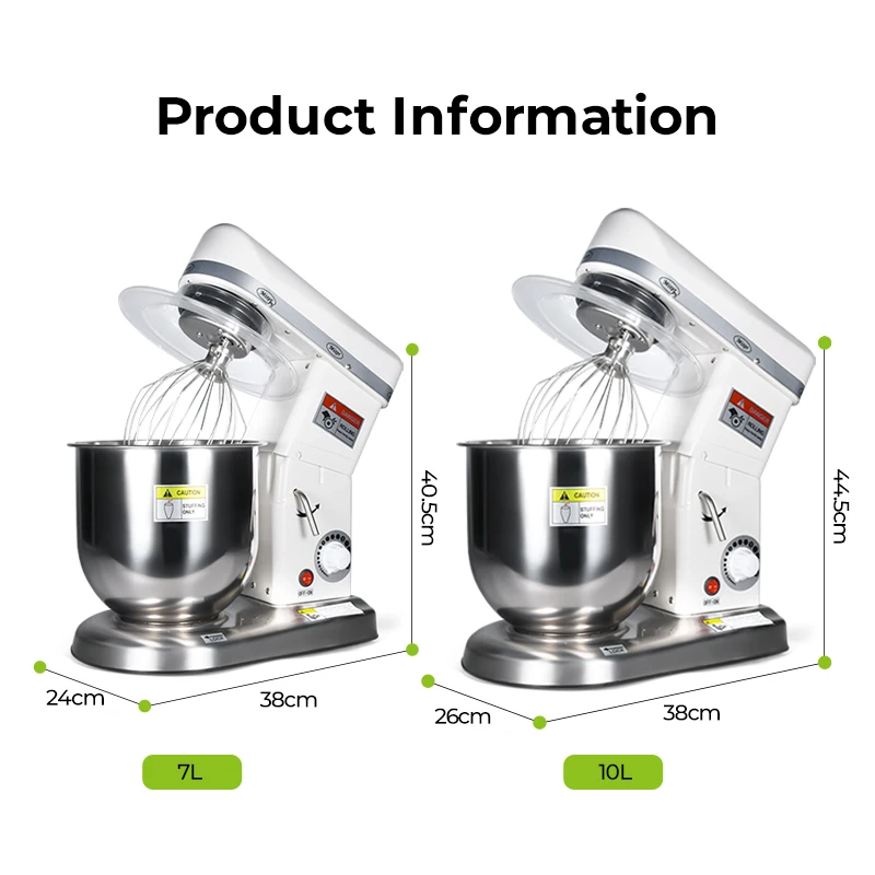 5L-70L Commercial Planetary Food Mixer with Removable Bowl - Electric Bread Dough Mixer for Business
5L-70L Commercial Planetary Food Mixer with Removable Bowl - Electric Bread Dough Mixer for Business