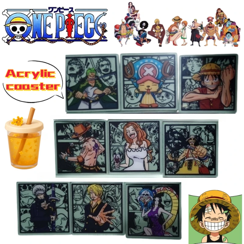 New One Piece Tony Tony Chopper Portgas·D· Ace Sanji Personality Creative acrylic sheet coaster desktop cup heat insulation pad
New One Piece Tony Tony Chopper Portgas·D· Ace Sanji Personality Creative acrylic sheet coaster desktop cup heat insulation pad