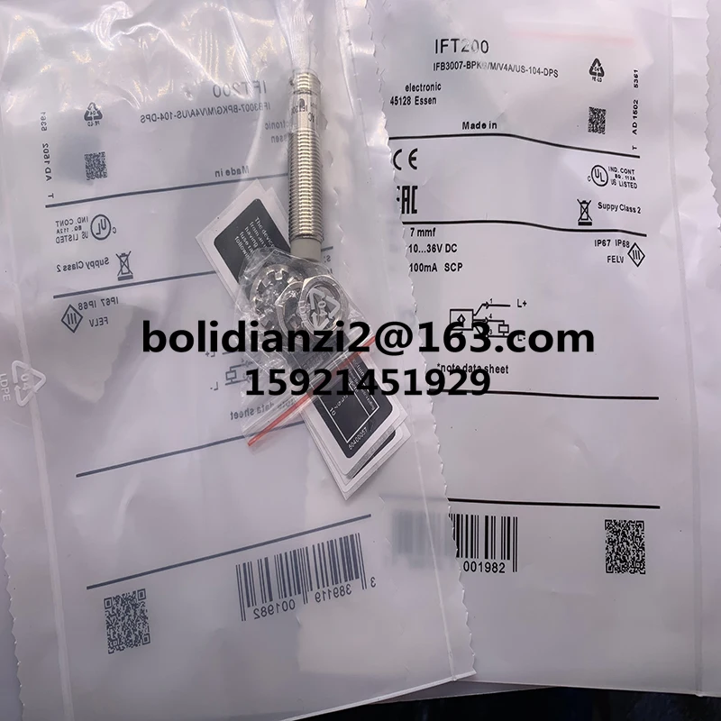 Brand new off the shelf IFT200/IFT201/IFT202/IFT205/IF5909 New proximity switch sensor
Brand new off the shelf IFT200/IFT201/IFT202/IFT205/IF5909 New proximity switch sensor