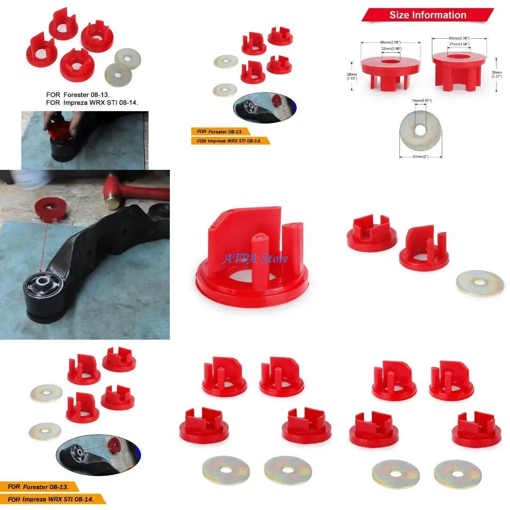 U13C Professional Rear Differential Mount Bushing set Car Spare Part for 08-14 Car
U13C Professional Rear Differential Mount Bushing set Car Spare Part for 08-14 Car