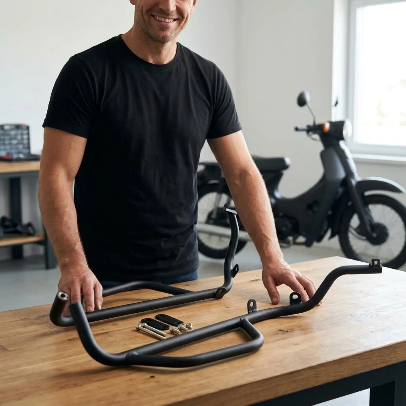 Motorcycle Protection Bar Guardian Bike Crash Bar Motorcycle Engine Guard Easy to Install Wear Resistant
Motorcycle Protection Bar Guardian Bike Crash Bar Motorcycle Engine Guard Easy to Install Wear Resistant