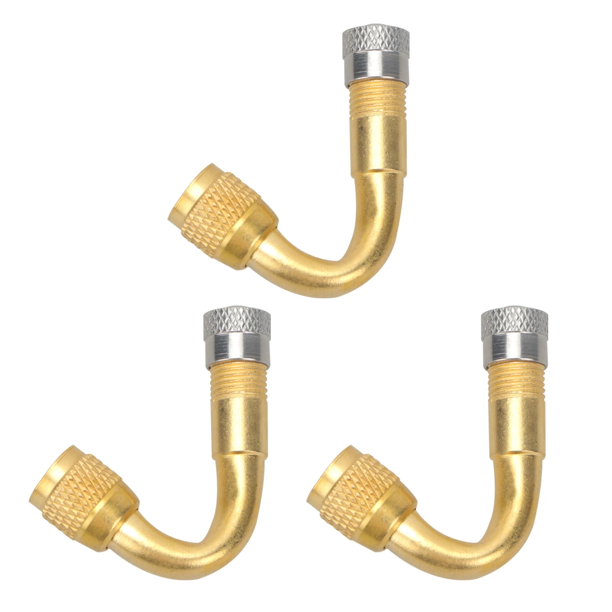 3pcs Tire Valve Stem Extension Adaptor Inflatable Nozzle Tube for Motorcycle Steel Suitable Trucks RVs Campers Trailers Heavy
3pcs Tire Valve Stem Extension Adaptor Inflatable Nozzle Tube for Motorcycle Steel Suitable Trucks RVs Campers Trailers Heavy