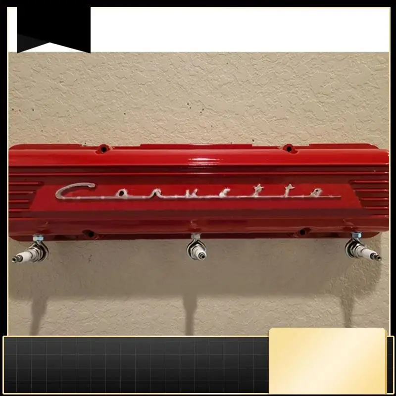 Vintage Valve Cover Wall Shelf Vintage Script Valve Cover Rack Man Cave Clothes And Hats Sundry Key Storage Rack-N37R
Vintage Valve Cover Wall Shelf Vintage Script Valve Cover Rack Man Cave Clothes And Hats Sundry Key Storage Rack-N37R