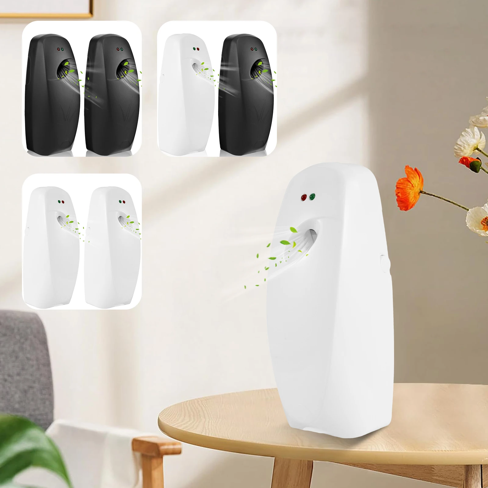 2Pcs Air Fresher Spray Dispenser 3 Adjustable Mode Auto Spray Dispenser Battery Powered Automatic Air Freshener Wall Mounted
2Pcs Air Fresher Spray Dispenser 3 Adjustable Mode Auto Spray Dispenser Battery Powered Automatic Air Freshener Wall Mounted