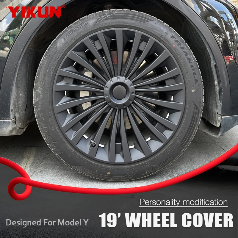 4PCS Hub Cap Performance Replacement 19 Inch Wheel Cap Automobile Full Rim Cover Accessories for Tesla Model y 2018-2023 Hubcap
4PCS Hub Cap Performance Replacement 19 Inch Wheel Cap Automobile Full Rim Cover Accessories for Tesla Model y 2018-2023 Hubcap