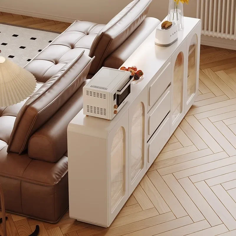 Cream wind ultra-thin dining side cabinet simple sofa back cabinet living room locker against the wall vertical cabinet 20 extre
Cream wind ultra-thin dining side cabinet simple sofa back cabinet living room locker against the wall vertical cabinet 20 extre