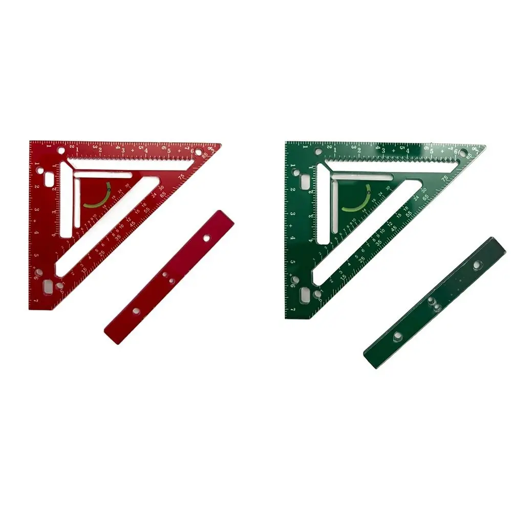 Aluminum Alloy Triangle Gauges Measuring Ruler Square Rule Imperial Angle Ruler Metric Woodworking Gauging Tools For Carpenter
Aluminum Alloy Triangle Gauges Measuring Ruler Square Rule Imperial Angle Ruler Metric Woodworking Gauging Tools For Carpenter