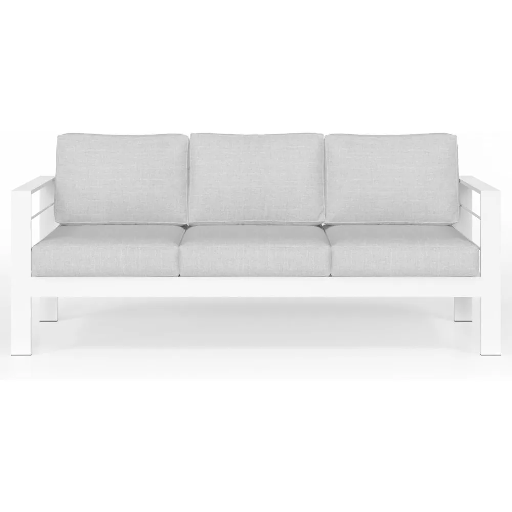 Outdoor Couch Aluminum Patio Furniture Sofa, 3-Seat All-Weather Metal Outdoor Patio Furniture with Cushions,Light Grey
Outdoor Couch Aluminum Patio Furniture Sofa, 3-Seat All-Weather Metal Outdoor Patio Furniture with Cushions,Light Grey