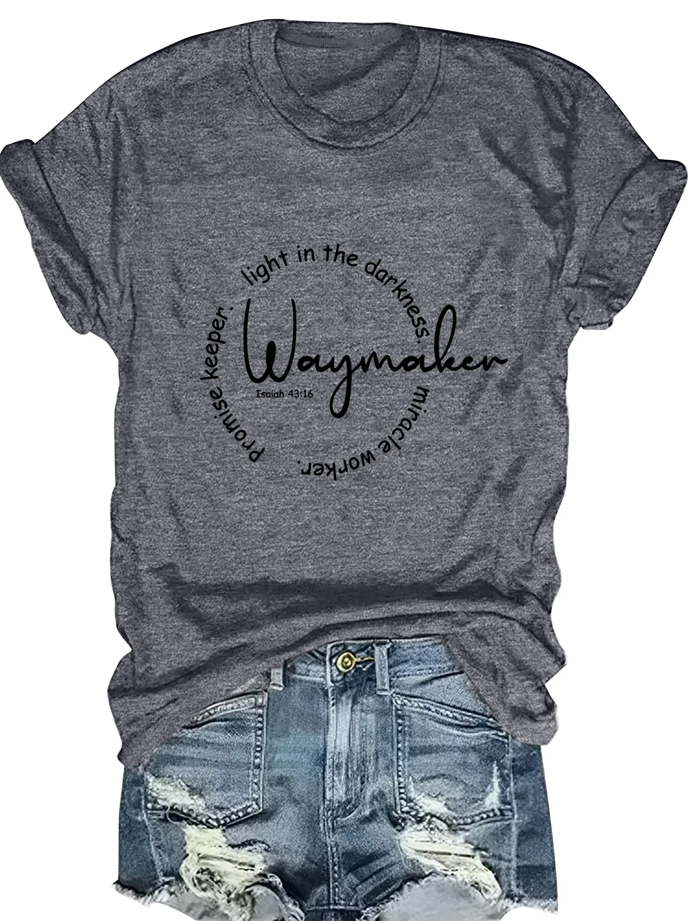 Модная женская футболка с круглым вырезом и коротким рукавом, с принтом в виде букв, повседневный удобный женский топ
Модная женская футболка с круглым вырезом и коротким рукавом, с принтом в виде букв, повседневный удобный женский топ