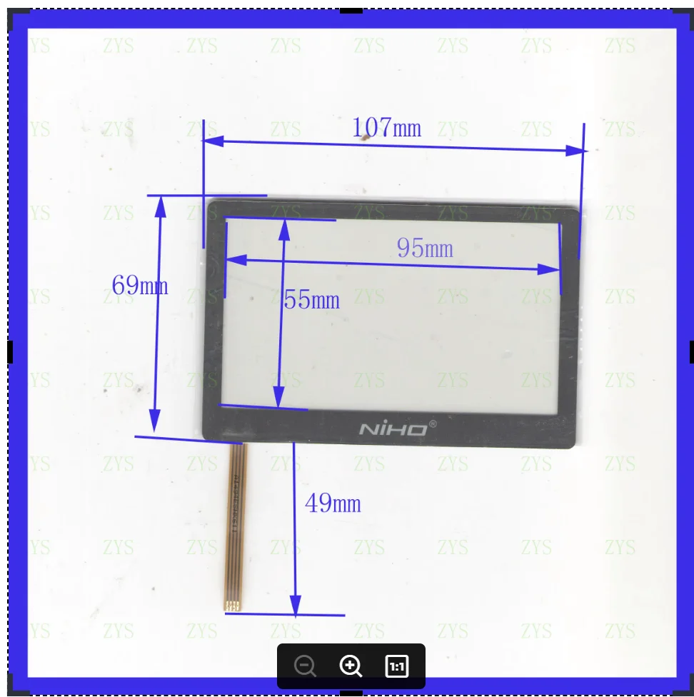 AF1494 4 lines resistive touch 107*69 panel for Car DVD Industrial AF1494 107*69mm
AF1494 4 lines resistive touch 107*69 panel for Car DVD Industrial AF1494 107*69mm