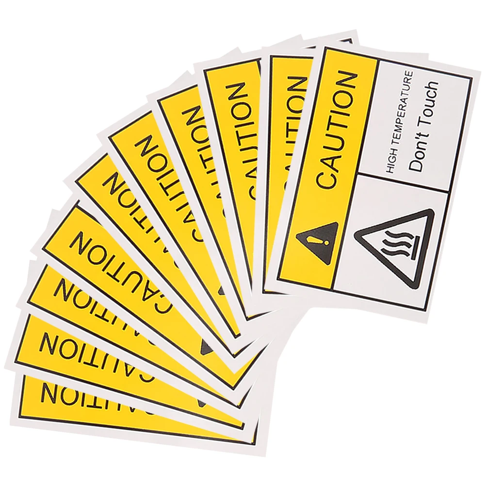 10Pcs Industrial High Temperature Warning Stickers Hot Warning Labels Adhesive Do Not Touch Sign Factory Lab Heat Sticker
10Pcs Industrial High Temperature Warning Stickers Hot Warning Labels Adhesive Do Not Touch Sign Factory Lab Heat Sticker