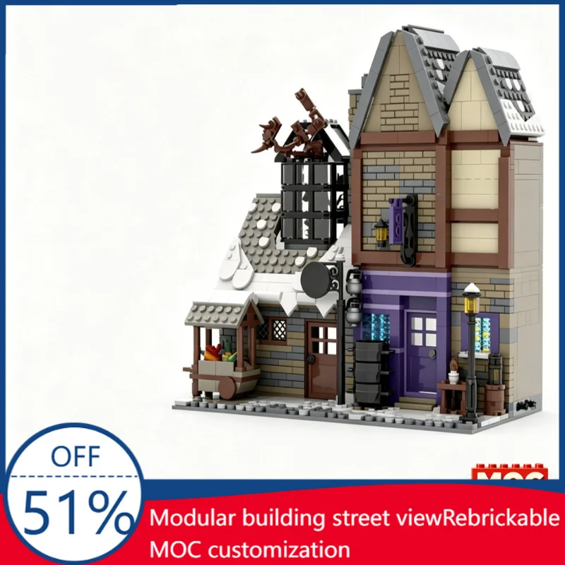 1216PCS MOC Village: The Magic Neep And J. Pippin's Potions Building Blocks Education DIY Assembly Toy Creative Gift Collection
1216PCS MOC Village: The Magic Neep And J. Pippin's Potions Building Blocks Education DIY Assembly Toy Creative Gift Collection