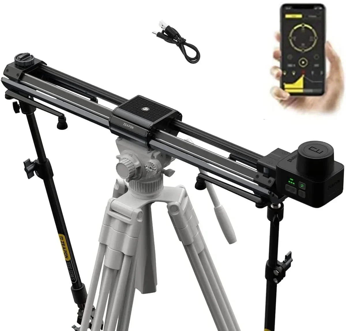 Zeapon Micro 3 E1000 Travel Distance 42.13 Inch Hellaflush Design 4KG-12KG Payload Motorized Double Distance Camera Slider
Zeapon Micro 3 E1000 Travel Distance 42.13 Inch Hellaflush Design 4KG-12KG Payload Motorized Double Distance Camera Slider