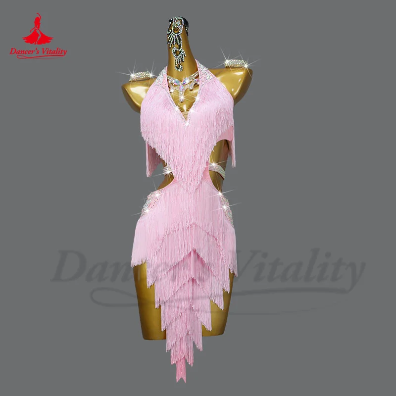 Latin Dance Dresses for Women High-End Custom Rumba Chacha Tango Performance Professional Tassel Dress Children Latin Costumes
Latin Dance Dresses for Women High-End Custom Rumba Chacha Tango Performance Professional Tassel Dress Children Latin Costumes