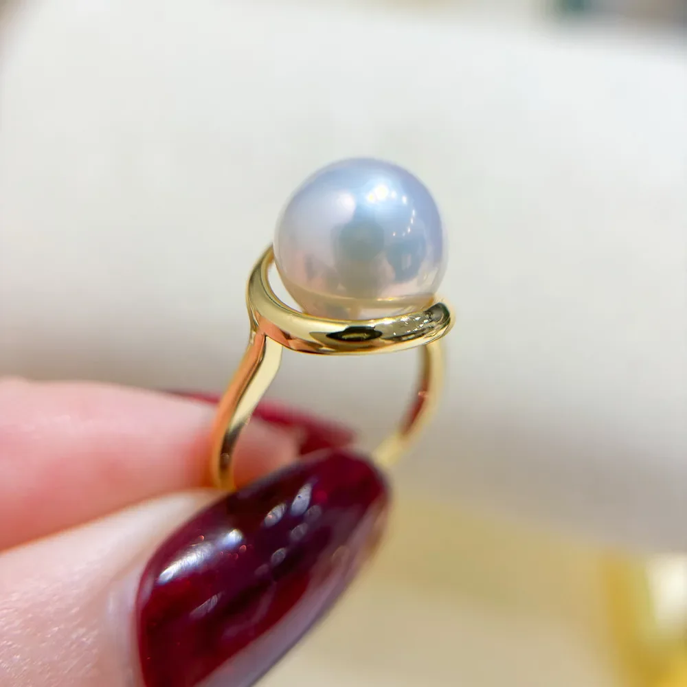 Solid S925 Sterling Silver Pearl Ring Setting For Women DIY Handmade Adjustable Ring Material Fine Jewelry Accessories SJ014
Solid S925 Sterling Silver Pearl Ring Setting For Women DIY Handmade Adjustable Ring Material Fine Jewelry Accessories SJ014