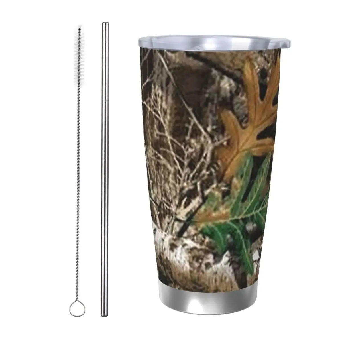 Real Tree Stainless Steel Tumbler Vacuum Insulated Mugs Thermal Cold Cups Straws With Lid 20oz 
Real Tree Stainless Steel Tumbler Vacuum Insulated Mugs Thermal Cold Cups Straws With Lid 20oz