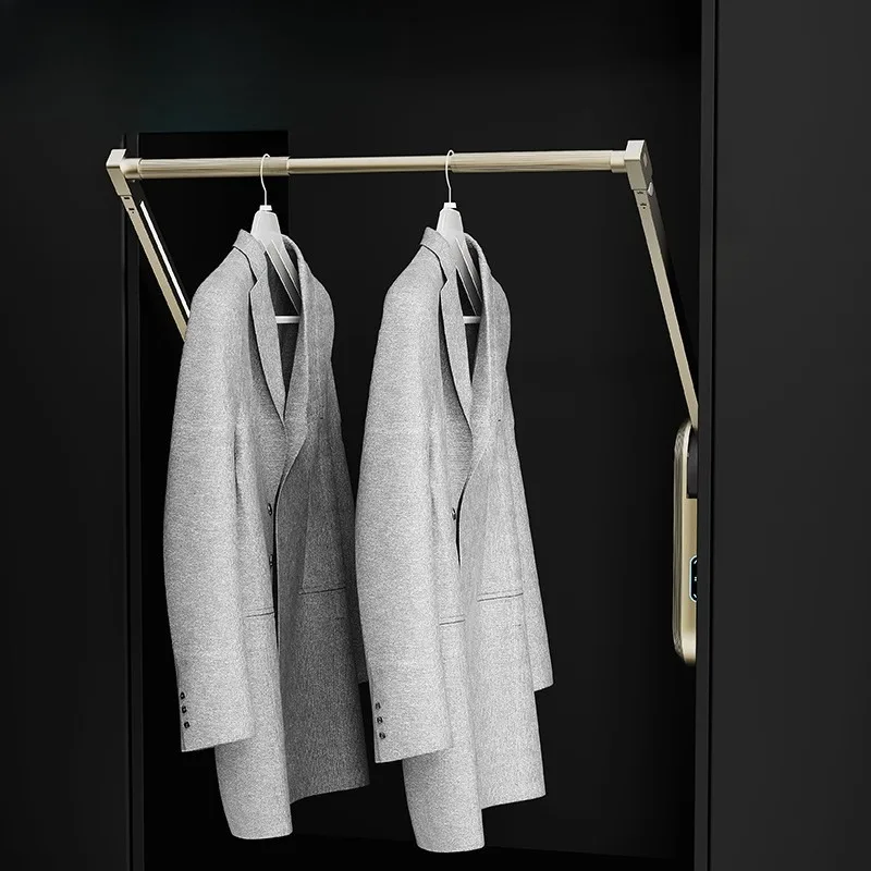 Wardrobe Electric Lifting Clothes Rack Embedded Telescopic Closet Organizer Racks Bedroom Dressing Hangers Metal Coat Hanger
Wardrobe Electric Lifting Clothes Rack Embedded Telescopic Closet Organizer Racks Bedroom Dressing Hangers Metal Coat Hanger