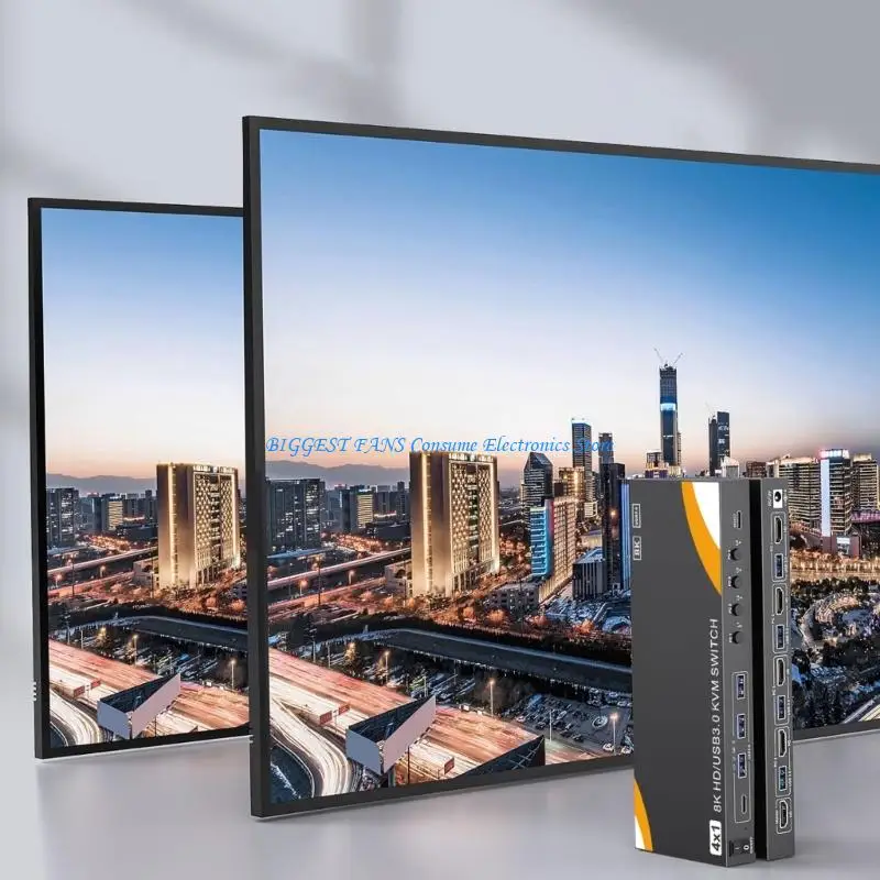 Replacement USB HDTV KVM Switcher 4 in 1 Out Laptop Host Shared USB Keyboards Mouse
Replacement USB HDTV KVM Switcher 4 in 1 Out Laptop Host Shared USB Keyboards Mouse