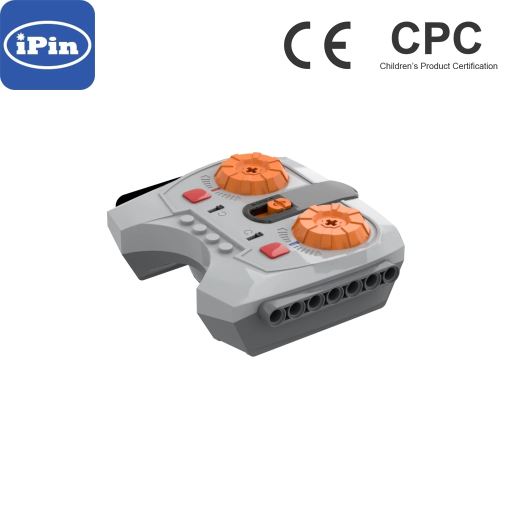 Part ID : 64227 Part Name: Control Unit, Power Functions, IR Speed Remote Control with Dark Bluish Gray Bottom
Part ID : 64227 Part Name: Control Unit, Power Functions, IR Speed Remote Control with Dark Bluish Gray Bottom