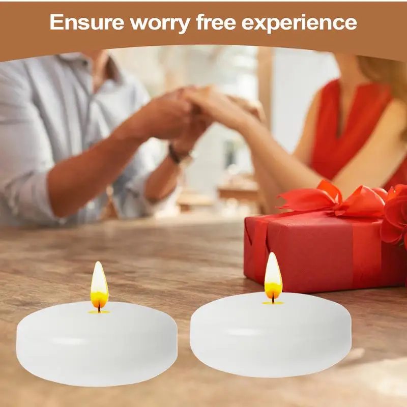 Floating Candles Wedding Day Candle Clean Burn Candlelight Table Centerpiece For Dinners Valentine's Day Christmas Weddings
Floating Candles Wedding Day Candle Clean Burn Candlelight Table Centerpiece For Dinners Valentine's Day Christmas Weddings