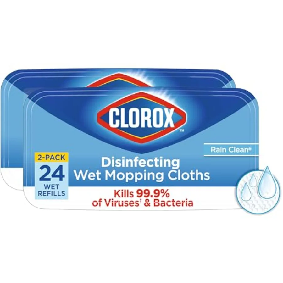 Салфетки для влажной уборки Clorox, дезинфицирующие, одноразовые, для различных поверхностей, Rain Clean, 2 упаковки, 24 сменных блока в каждой упаковке
Салфетки для влажной уборки Clorox, дезинфицирующие, одноразовые, для различных поверхностей, Rain Clean, 2 упаковки, 24 сменных блока в каждой упаковке