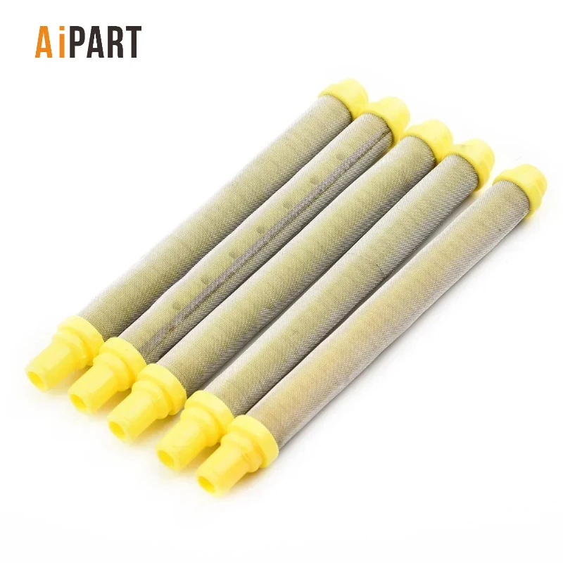 5pcs 100 Mesh Airless Spraygun Filter Airless Paint Parts Filter Reduces Nozzle Clogging Spraying Machine Accessories Yellow
5pcs 100 Mesh Airless Spraygun Filter Airless Paint Parts Filter Reduces Nozzle Clogging Spraying Machine Accessories Yellow