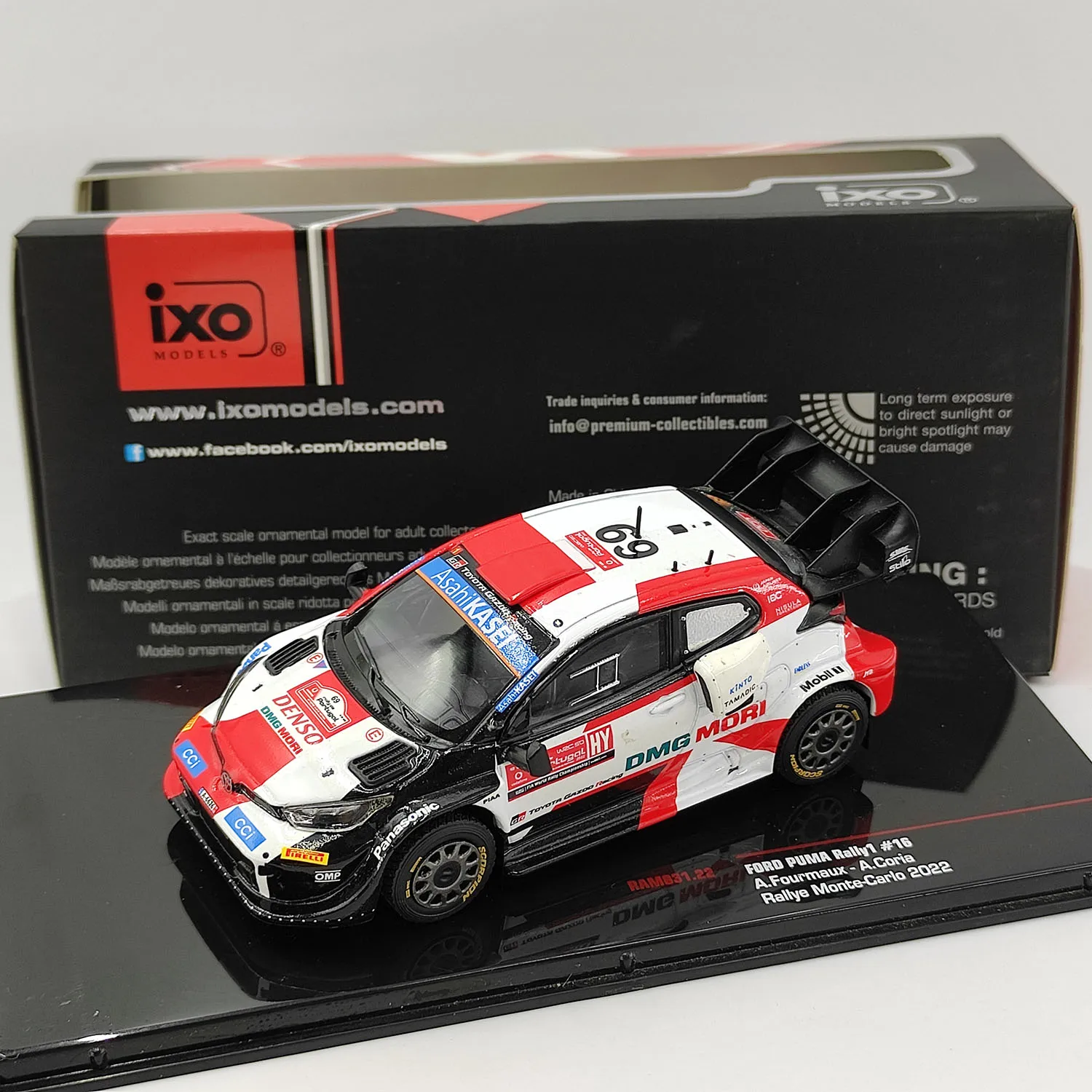 Diecast IXO 1/43 Scale FORD PUMA 2022 Monte Carlo Rally #69 Alloy Car Model Collectible Toy Gift Souvenir Display Ornament
Diecast IXO 1/43 Scale FORD PUMA 2022 Monte Carlo Rally #69 Alloy Car Model Collectible Toy Gift Souvenir Display Ornament
